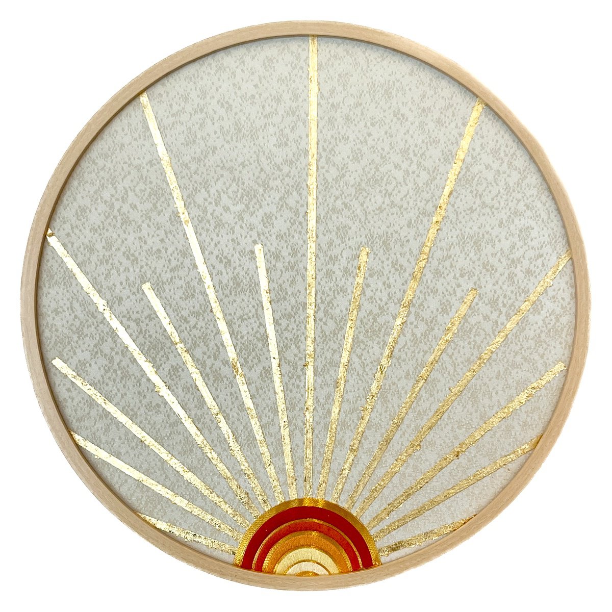 Rising Sun ~Renewal~ (Kimono Upcycled) By Lena Okamoto, 20 X 20, Artwork For Sale On Artfinder