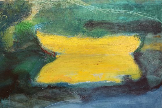 Landscape with a Yellow Boat