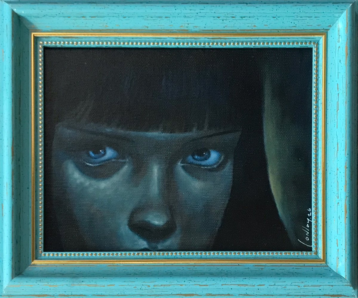 Expressive Oil Painting , Midnight Blues By Pete Conroy, 10 X 8, Artwork For Sale On Artfinder