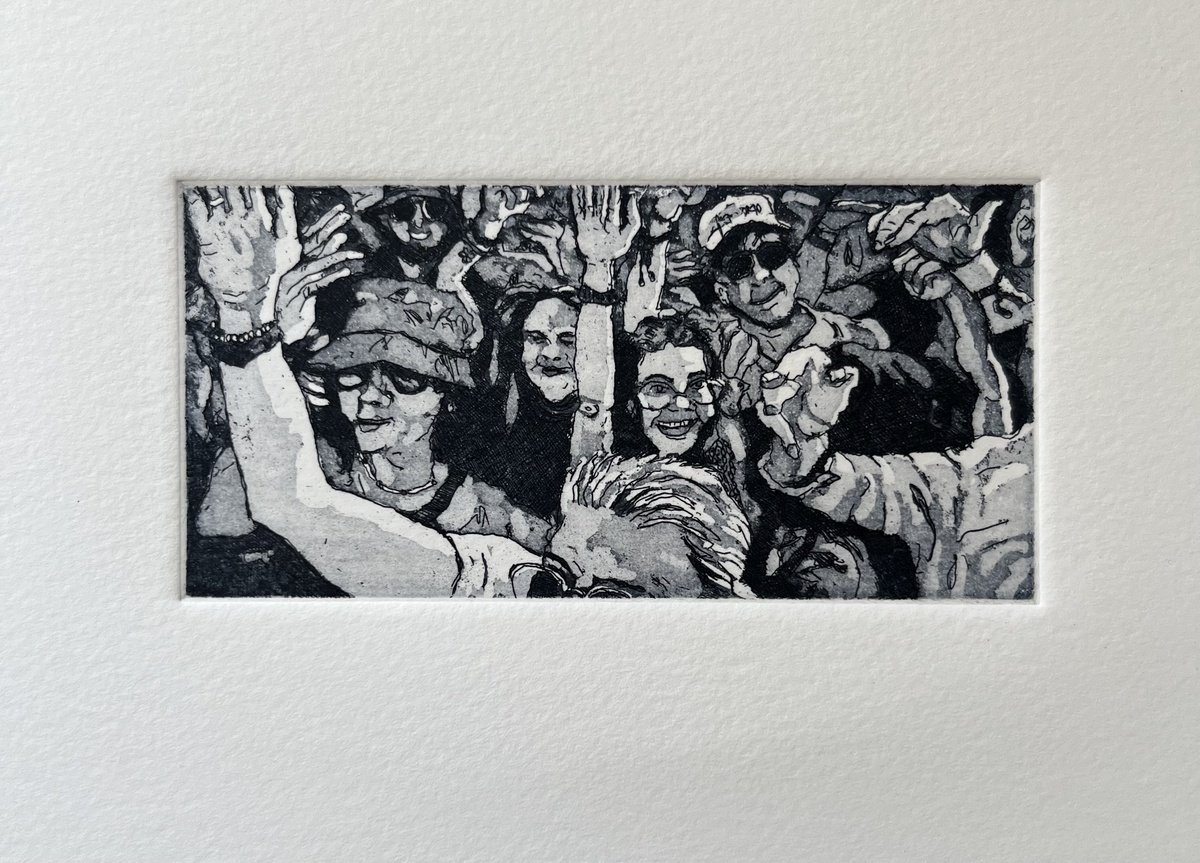 Portrait Etchings & Engravings By Stephen Brook, 9 X 7", Festival., Original Artwork