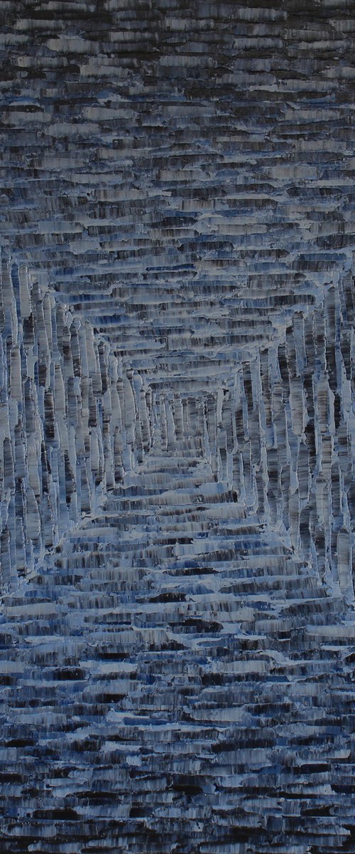 Large Square Blue-Grey Gradient by Jonathan Pradillon