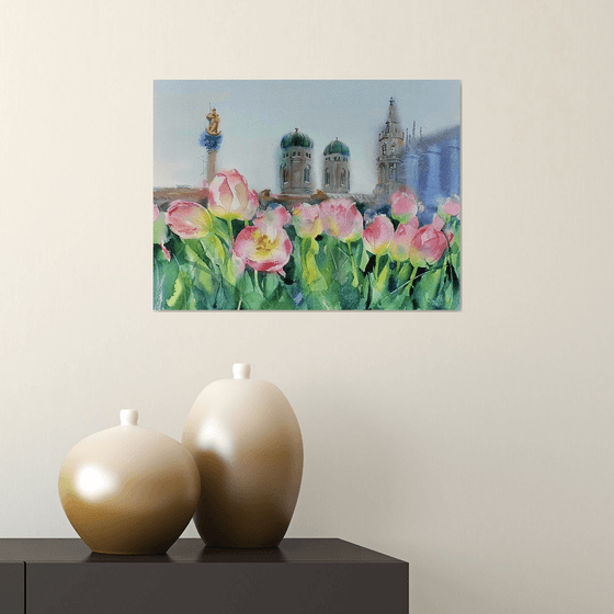 Munich cityscape serenity