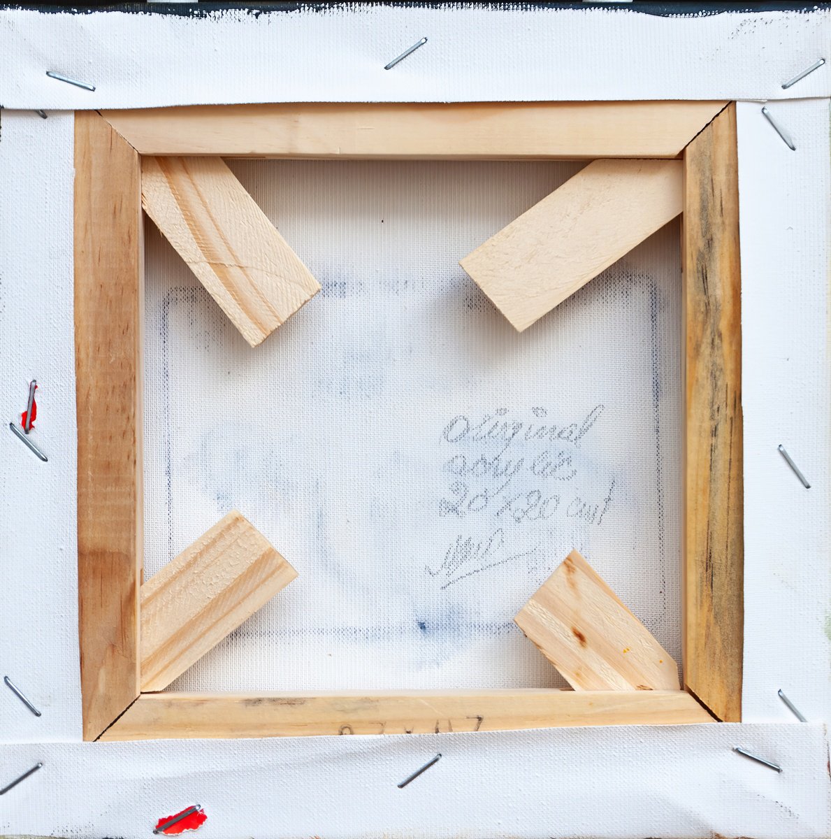 Photorealistic Animal Acrylic Painting By Norma Beatriz Zaro, 8 X 8", Little Red Fox, Original Artwork