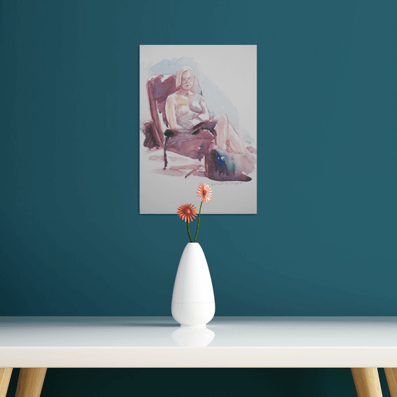 seated nude