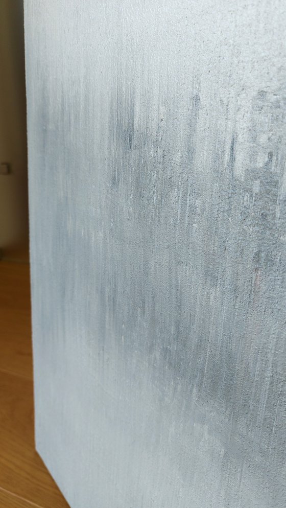 Grey abstract painting WK522