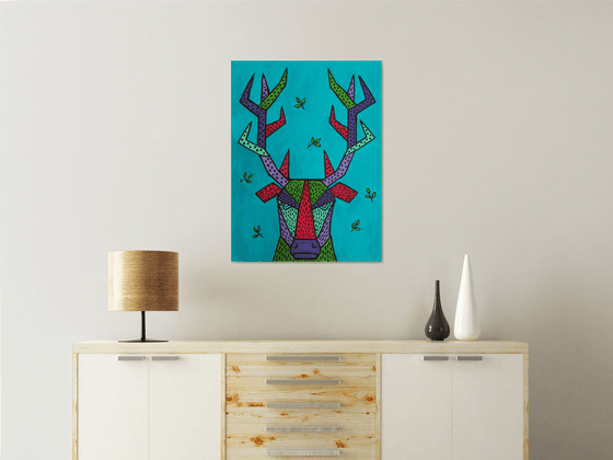 "Grumpy deer"