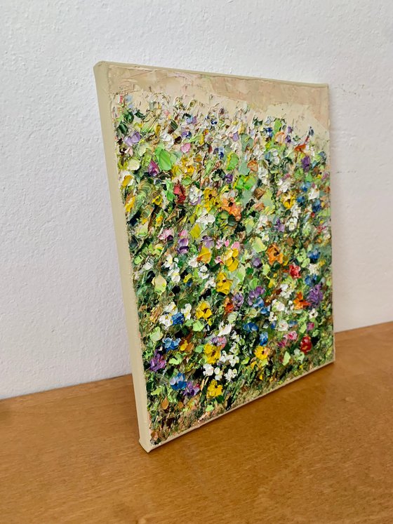 Colorful flowers meadow