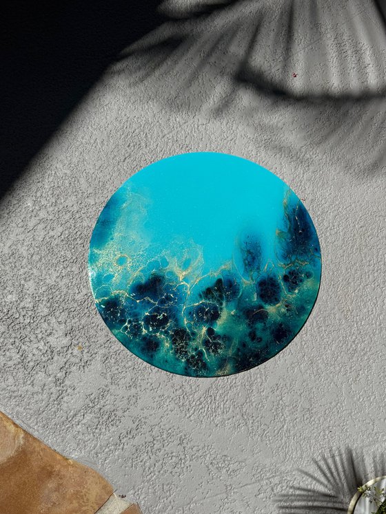 Golden Halo, Blue Depth #4