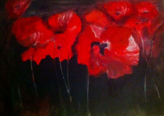 Abstract Poppies study