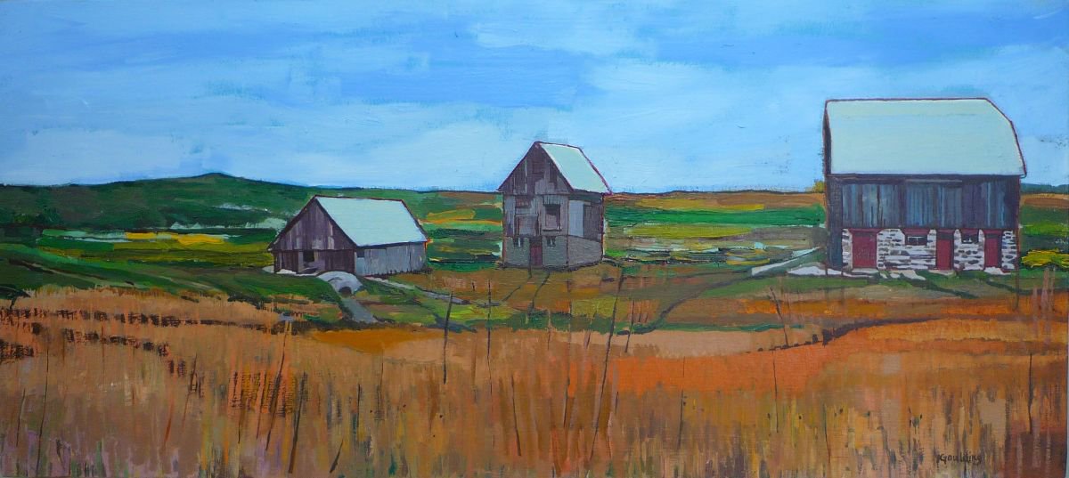 Three Barns by Julie Goulding