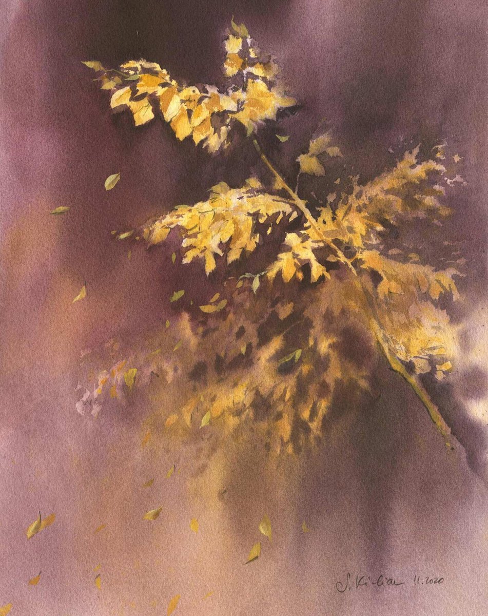 Golden Leaves by Svetlana Kilian