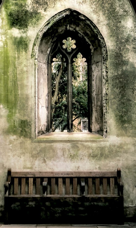 Church window : Take a seat  (Limited edition  2/20) 8X12