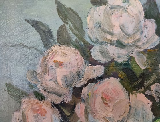 White peonies