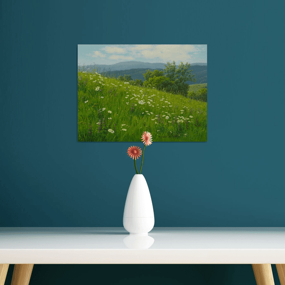 Floral spring meadow