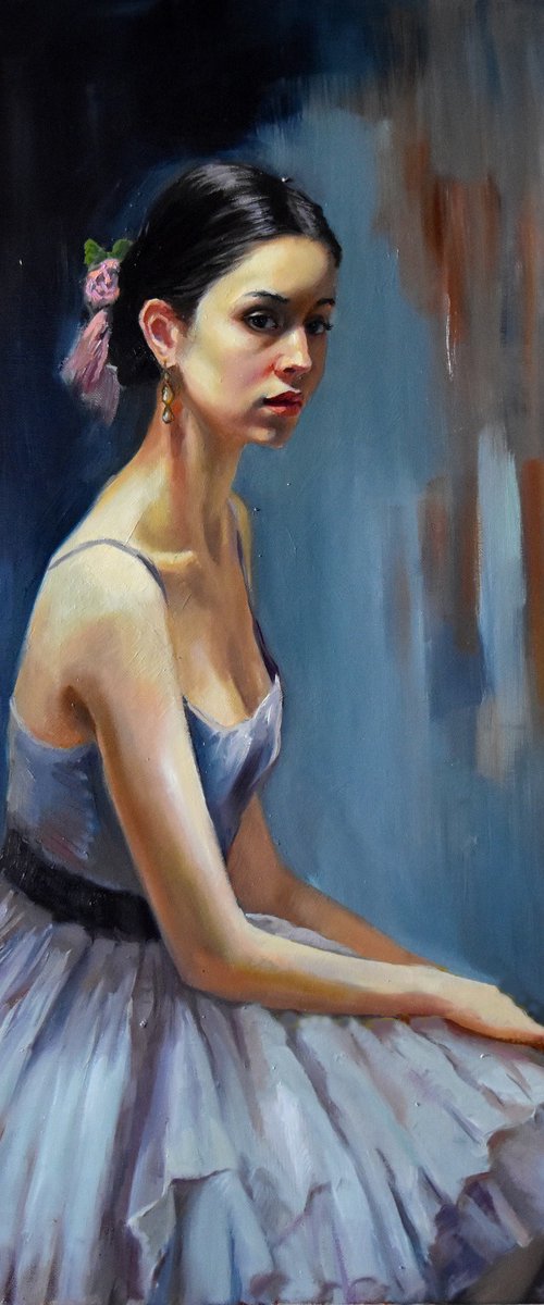 Ballerina, the dark room II by Serghei Ghetiu