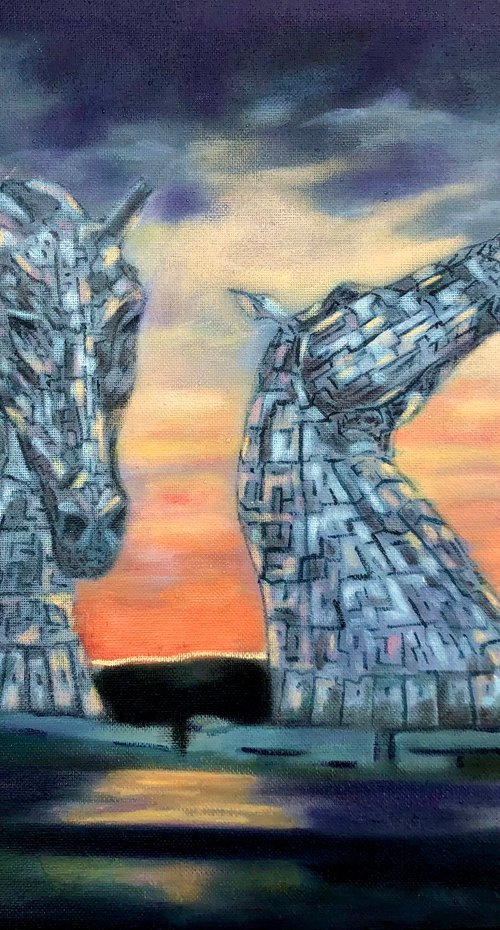 Scotland - The Kelpies. by Stevie Nicholson