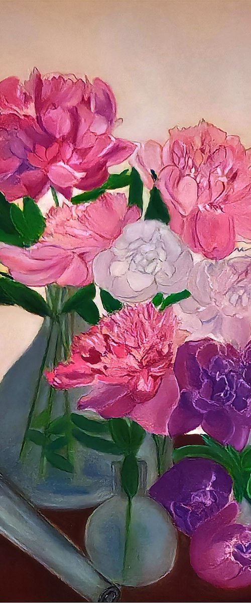 A Symphony of Peonies by Marina Borisova