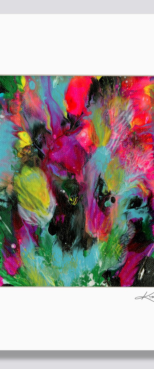 Flowering Euphoria 7 - Floral Abstract Painting by Kathy Morton Stanion by Kathy Morton Stanion