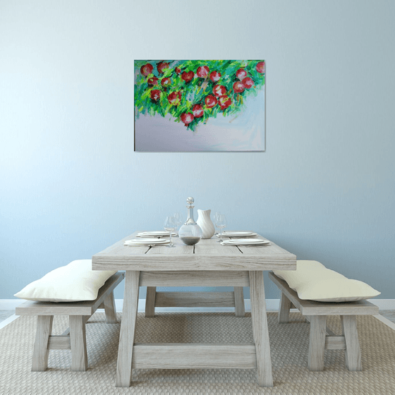 Pomegranate tree-(100x70cm)