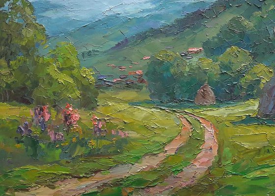 Path in the mountains