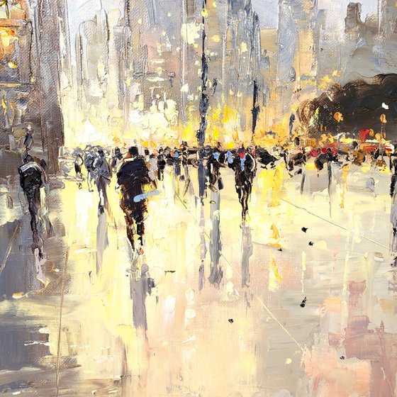 New York. Evening.