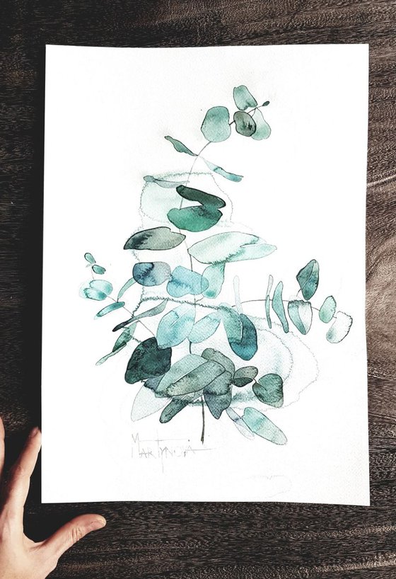 Eucalyptus #2 - A3 size