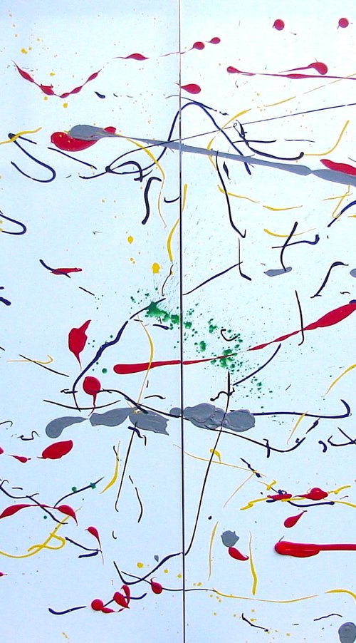 Primary colours inspired by Miro by Patricia Clements