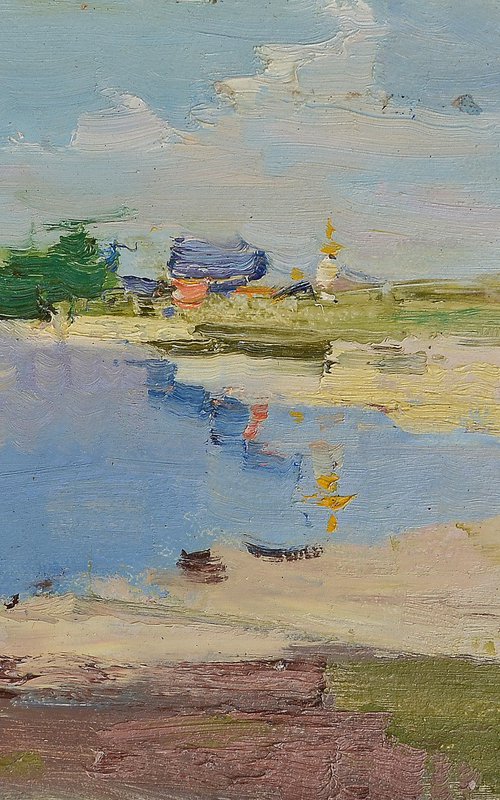 Summer on the Tisza River by Alexander Shandor