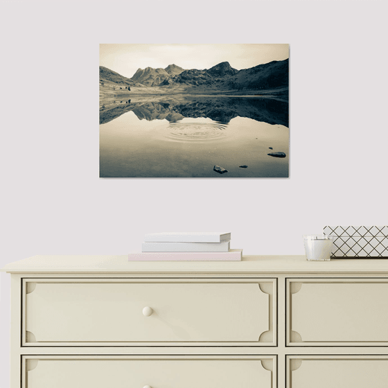 Blea Tarn - Little Langdale Lake District ( Split Toned Print )