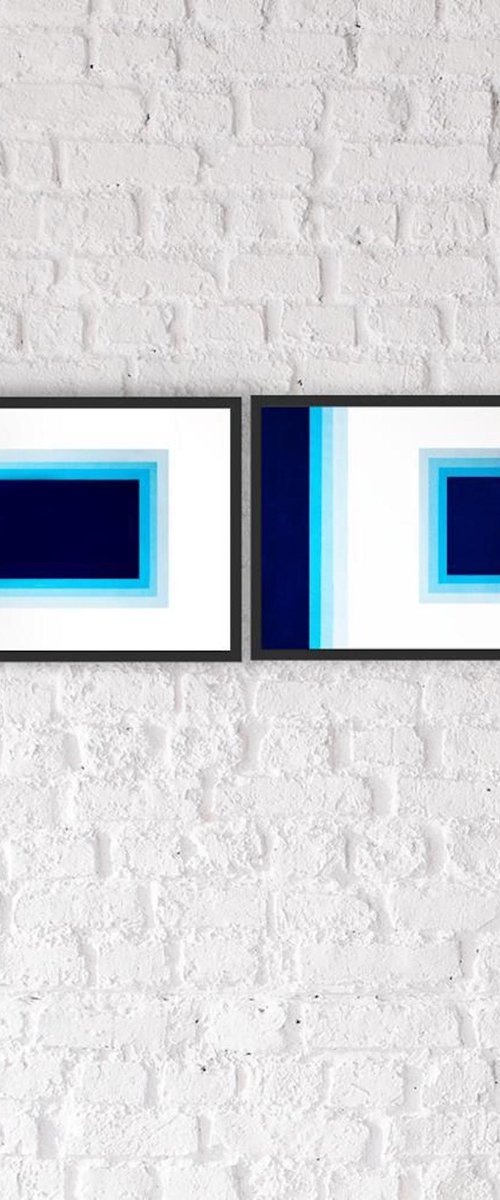 The Beginning 3 - Quadriptych by Catia Goffinet