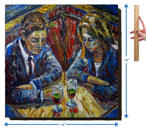 Original Oil Painting Love