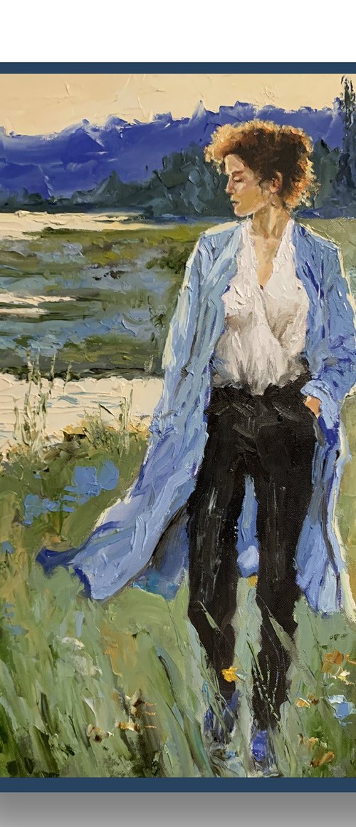 Blue Meadow Walk. by Vita Schagen