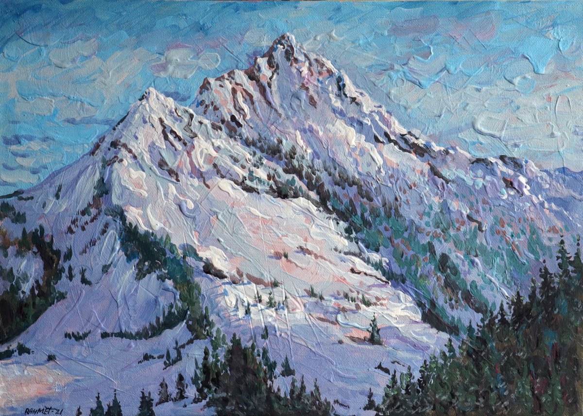  Mountain Expanses. By Rakhmet Redzhepov, 17 X 12, Artwork For Sale On Artfinder