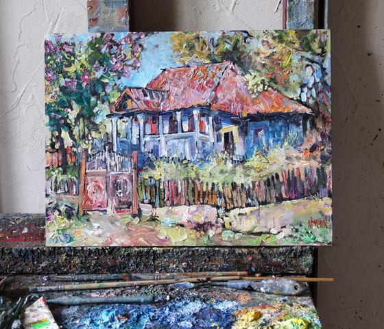 A Village House and Spring
