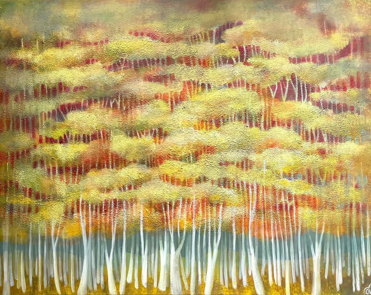  Golden Whisper Of The Forest By Oksana Vasylyeva, 35 X 28, Artwork For Sale On Artfinder