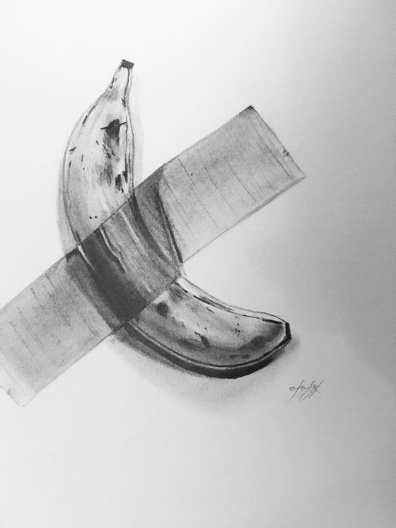 pencil drawings of banana