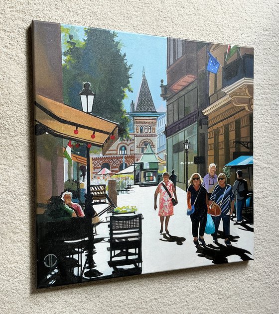 Summer On Vaci Street Budapest