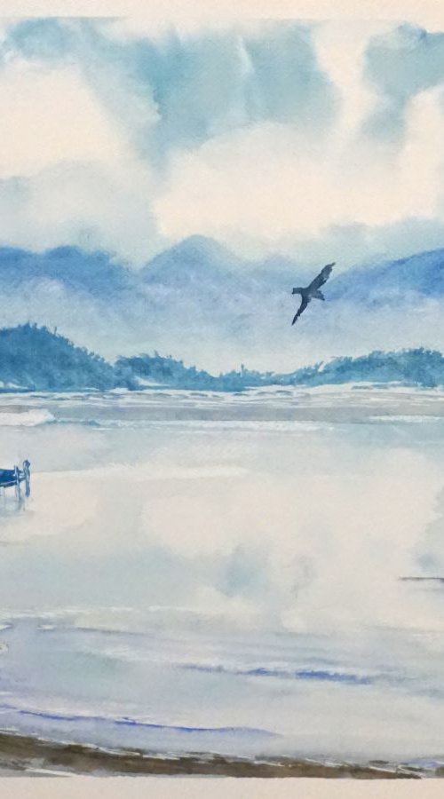 Morning In Blue by Yulia Schuster