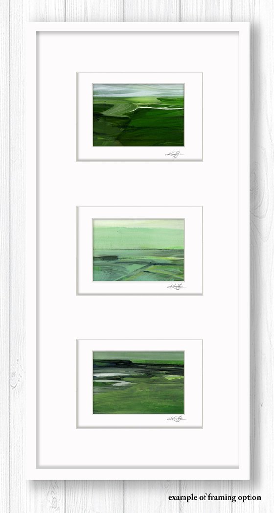Journey Collection 6 - 3 Landscape Paintings by Kathy Morton Stanion