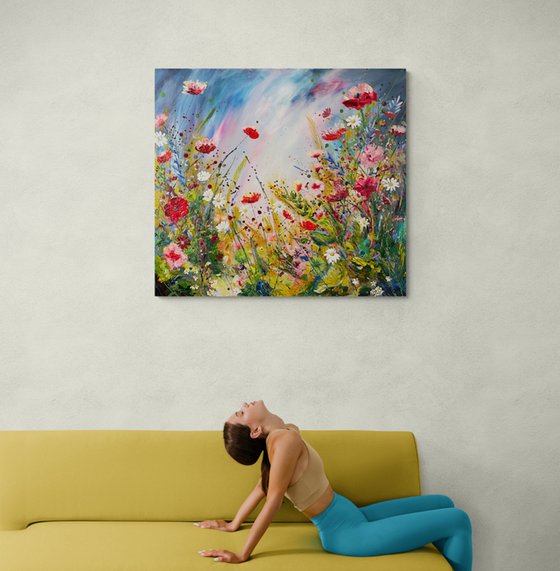 Grow wild! *Large painting*