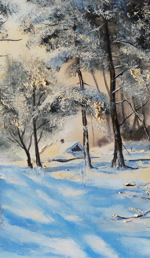 Winter Way by Valeriia Radziievska
