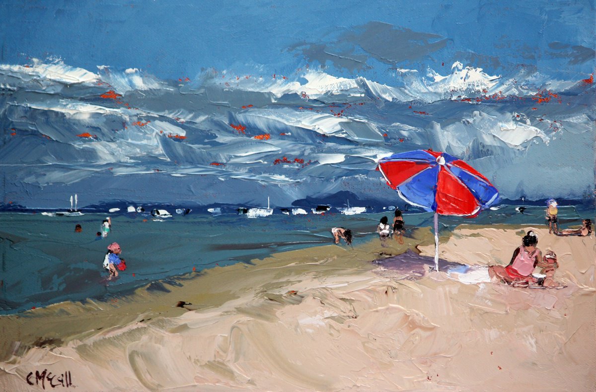 Beach Scene by Claire McCall