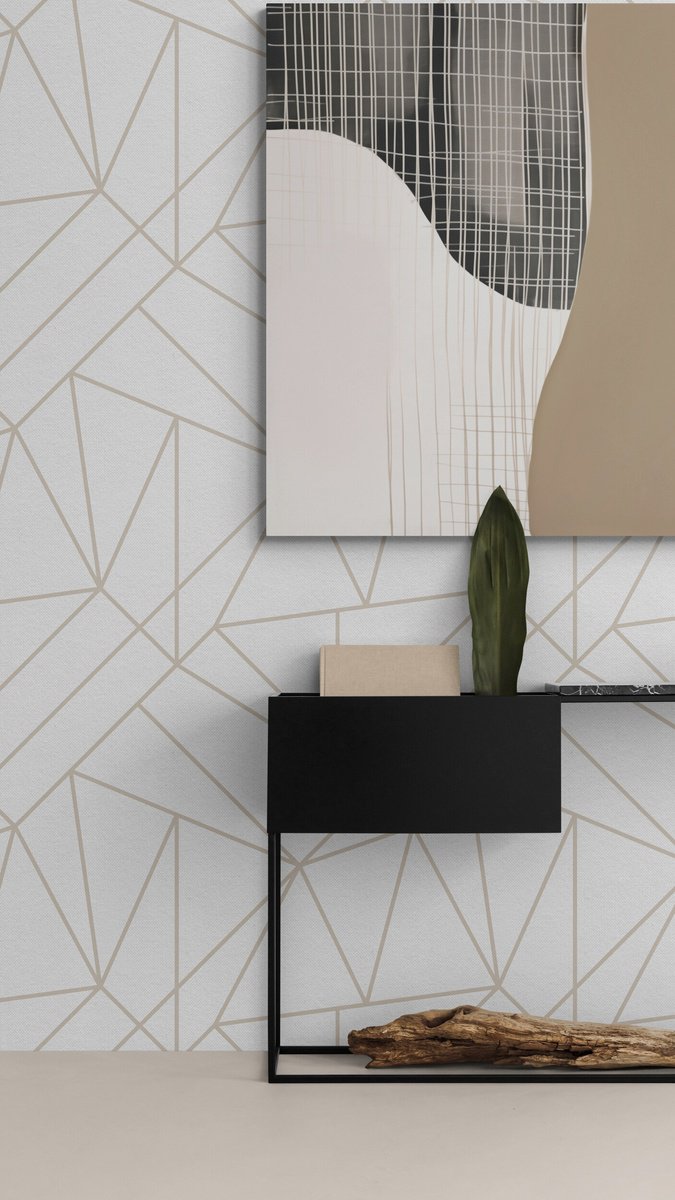 Abstract Acrylic Painting By V+V Kniazievi, 31 X 31", Coffee With Milk #1, Original Artwork