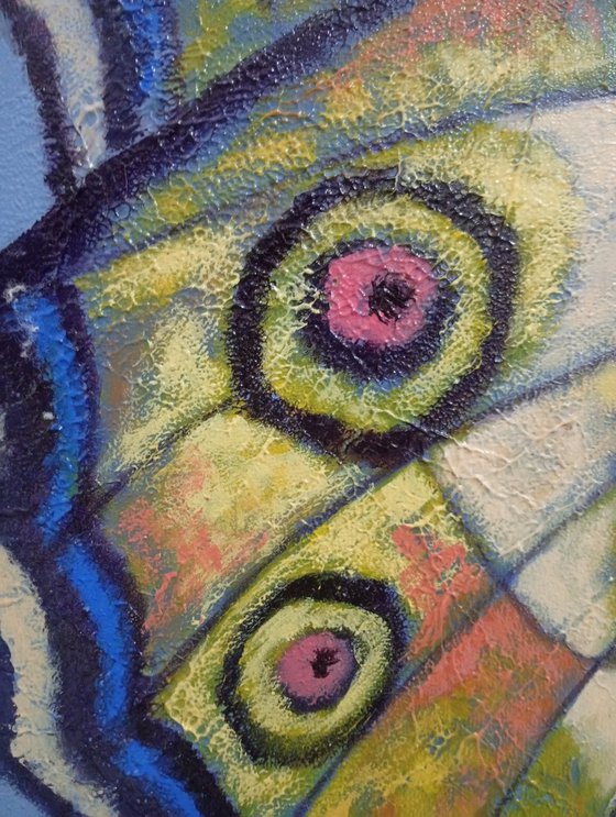 Butterfly woman