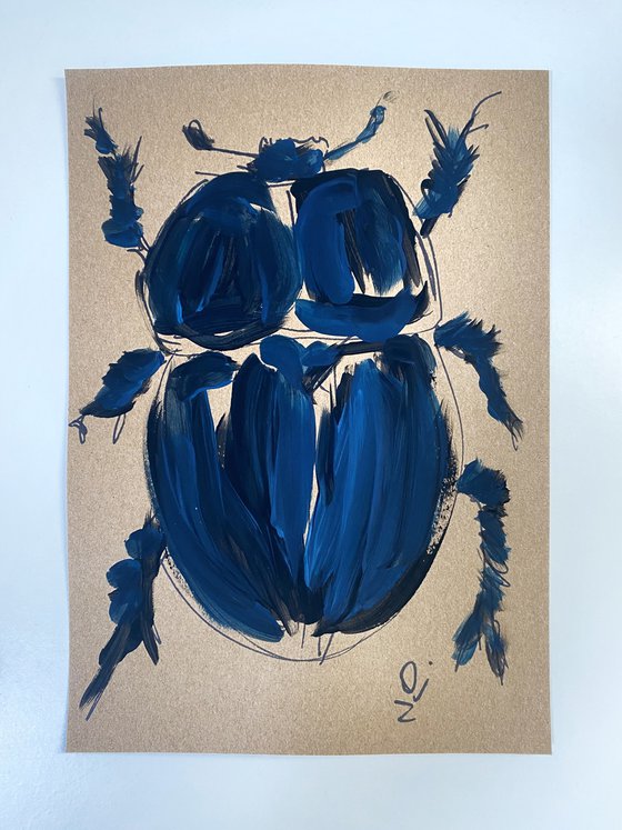 Blue Scarab