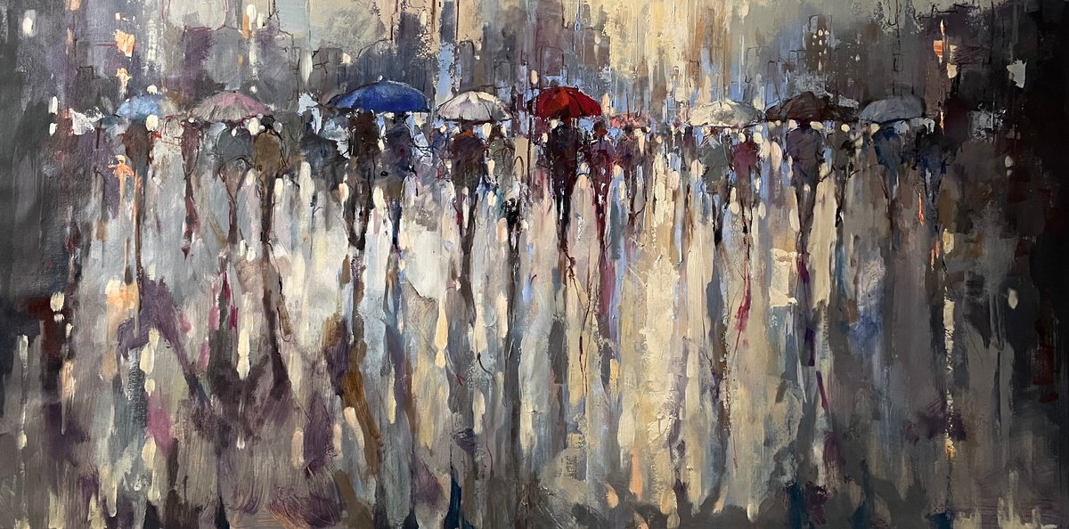 Mystery Behind By Ewa Czarniecka, 75 X 36, Artwork For Sale On Artfinder