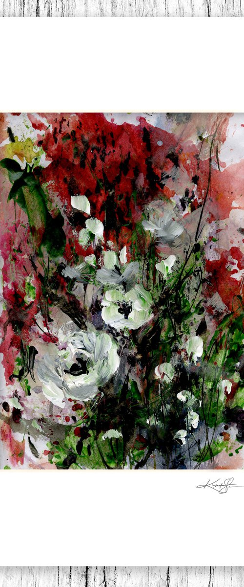 Mystic Garden 11 - Floral Painting by Kathy Morton Stanion by Kathy Morton Stanion