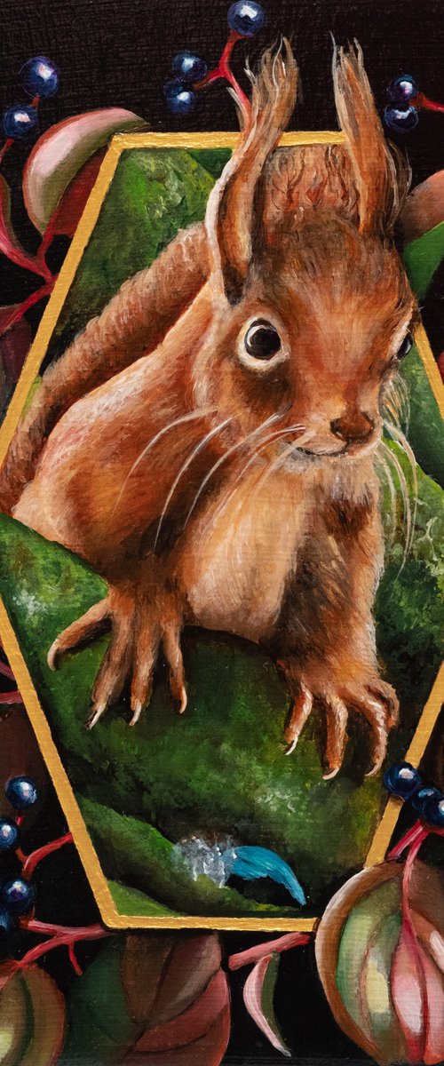 Realms IX- Red Squirrel by Saskia Huitema