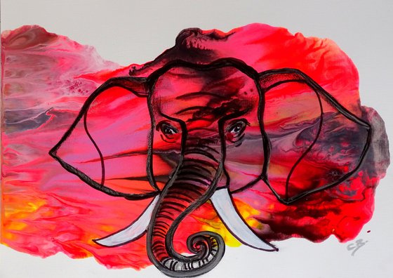 Elephant 1 pink