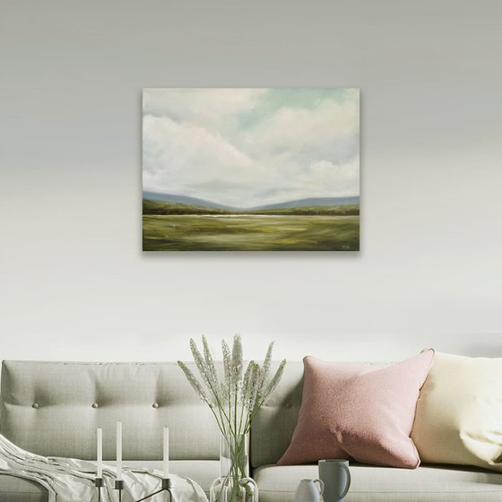 Echoes That Remain - Original Landscape Oil Painting on Stretched Canvas